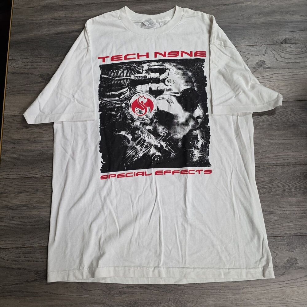 Tech N9ne Special Effects Shirt Rap White Size XL